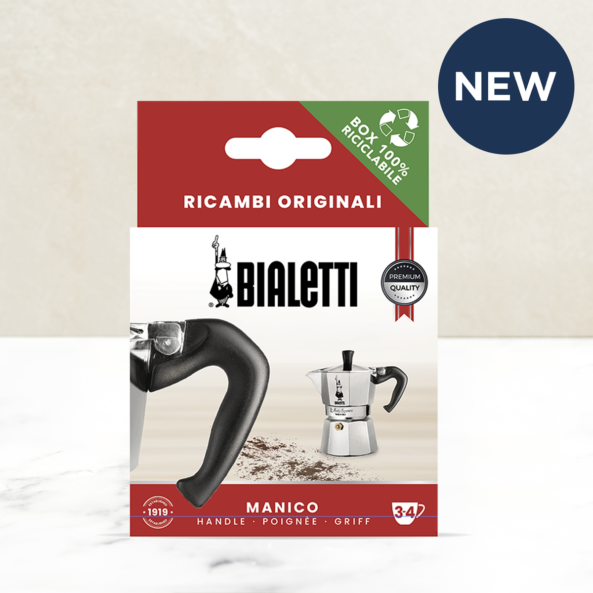 Bialetti Moka Pot Handle (Replacement Part)